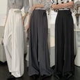 thumbnail image 2 of Video Real Shot High Waist Casual Suit Pants Western Style Popular Lace-up Flower Wide Pants Women's Fashion, 2 of 6