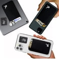 thumbnail image 2 of Phone Wallet - Adhesive Card Holder - Cell Phone Pouch - Stick on Lycra Pocket by Gecko - Carry Credit Cards and Cash - RFID Protection Sleeve - Thailand King, 2 of 9