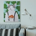 thumbnail image 2 of Stupell Home Décor Cat Goldfish Dinner Funny Animal Portrait Painting Canvas Wall Art by Sally B, 2 of 6
