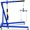 2T Blue/Lever, variant on 2-Ton Hydraulic Engine Hoist with Lever Stabilizer 4400 LBS Cherry Picker Lift Adjustable Telescopic Boom and 6 Swivel Casters Blue