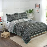 Better Homes & Gardens Onyx Aztec Quilt Collection, 1 Each