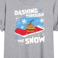 thumbnail image 3 of SpongeBob SquarePants - Dashing Through The Snow - Juniors Ideal Flowy Muscle T-Shirt, 3 of 6