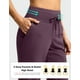thumbnail image 2 of Pantalones de golf G Gradual para mujer, cintura alta, 2 bolsillos profundos, 7/8 hasta el tobillo, pantalones deportivos para profesores, viajes informales, salón, trabajo, vino, talla XS, 2 of 7