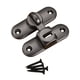 thumbnail image 5 of Cerradura de puerta de aleación de zinc con tornillos, cerradura de 90 grados, cerradura de puerta de armario para Gris, 5 of 9