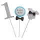 thumbnail image 1 of BABY Shower BOY GIRL1er cumpleaños Cake Topper Cupcake Picks decoración Azul, 1 of 9