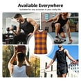 thumbnail image 7 of Pofeuu Fall Buffalo Plaid Print Men's Muscle T-Shirt, Sleeveless, Muscle Tank, Classic Muscle Tee Top For Men Casual Sleeveless Muscle T-Shirt Trendy Clothes-3X-Large, 7 of 7
