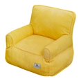 thumbnail image 3 of Sofá para gatos con cremallera, diseñado para gatos de interior, funda extraíble, duradero, lavable, moderno, 47 x 47 x 49 cm, cama suave y portátil p amarillo, 3 of 8