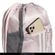 thumbnail image 3 of Bolsa de gimnasio adidas Alliance Sackpack 12 L, color rosa arenoso y blanco, 3 of 6