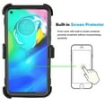 thumbnail image 3 of Mignova for Motorola G Power Case , Moto G Stylus Case Built in Belt Clip [Screen Protector Full Body Heavy Duty Protection Durable Outdoor Cover Motorola G Power / Moto G Stylus 6.4"(Black), 3 of 7