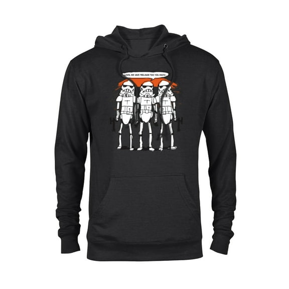 Star Wars Stormtroopers Have Feelings Too - Pullover Hoodie for Adults - Customized-Black