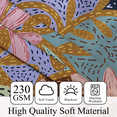 thumbnail image 3 of MIZHONA Boho Floral Blackout Curtains Set of 2 84 inch,Bohemain Printed Window Curtain Drapes for Living Room Bedroom, 3 of 6
