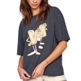 thumbnail image 3 of Rvca T-Shirt en Coton Mascotte Juniors, Fusain/XS, 3 of 5