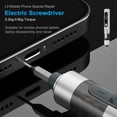 thumbnail image 4 of L5 Pro Electric Screwdriver Intelligent avec Réglage Double du Couple Forte Adsorption Magnétique Bits Adaptés aux Appareils Ménagers et Outil de Réparation de Démontage de Téléphone Mobile, 4 of 9