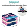 thumbnail image 5 of Flamingo Travel Portable Square Jewelry Box Organizer for Rings, Earrings, Necklaces, Bracelets, etc. for Girls and Women, 5 of 6