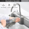 thumbnail image 6 of Coolnut Winter Angel Gifts Sink Splash Guard for Faucet 2 Packs Faucet Absorbent Mats, Christmas Tree Faucet Handle Drip Catcher Quickly Drying Mat for Kitchen Counter Bathroom, 14.9"x5.5", 6 of 7