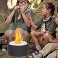 thumbnail image 2 of Big Portable Bio-Ethanol Fireplace for Home Patio Garden(Black Base), 2 of 12