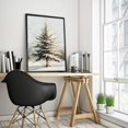 thumbnail image 2 of Generic Vintage Christmas Canvas Wall Art Pine Tree Winter Scene Wall Art Botanical Print Pictures Poster Landscape Painting Room Aesthetic Wall Decor framed, 2 of 4
