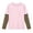 A-Light Pink342, variant on JAJAHO Long Sleeve Shirt For Kids Boys Girls 2 In 1 T Shirt Y2K Striped Loose Fit Crewneck Tee Comfortable Playwear 2-12 Years Trendy Tops