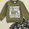 thumbnail image 4 of Infant Baby Boy Outfits 2Pcs Long Sleeve Pullover Sweatshirt Toddler Boys Pants Clothes Set 3 6 12 18 Months 2T 3T Toddler Boys Winter Clothes,4-5 Years,White, 4 of 4