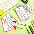 thumbnail image 4 of Fjnjuu Toys for ages 2-4, 14 PCS Multiplication Flash Cards 0-12 Multiplication Chart Times Table Flash Cards with 3 Markers 2 Rings Multiplication Chart 1ml, 4 of 6