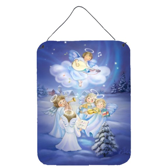 Angels around the Tree Wall or Door Hanging Prints