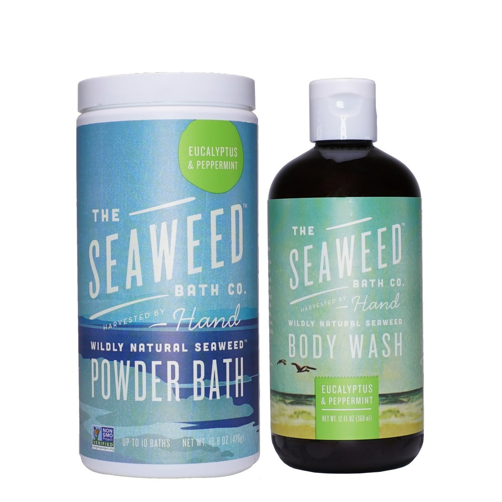 The Seaweed Bath Co Soothing Bath Sett, Eucalyptus & Peppermint, 28.8