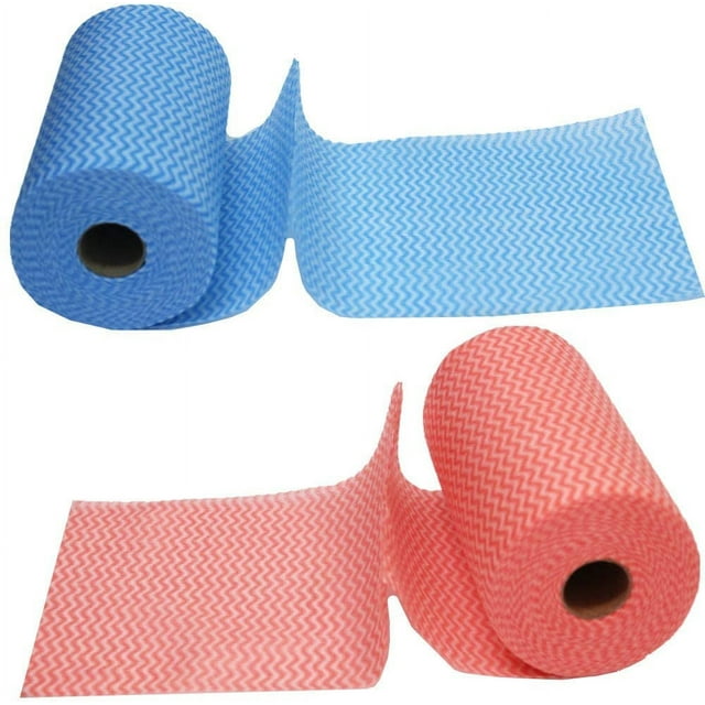 2 rollos de toallitas de limpieza reutilizables, toallas de cocina y para el hogar, paños de limpieza desechables, paños de cocina, trapos de cocina, toallas de papel de cocina reutilizables, toallas