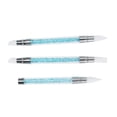 thumbnail image 3 of 3 uds doble extremo Nail Art silicona UV Gel escultura tallado constructor relieve punteado pluma pincel herramienta de manicura (azul), 3 of 5