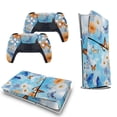 thumbnail image 5 of Sky Butterfly Bloom Console Skin Bundle for PS5 Pro Slim Disc & Digital / PS4 – Full Wrap + Dual Controller Flair, 5 of 5