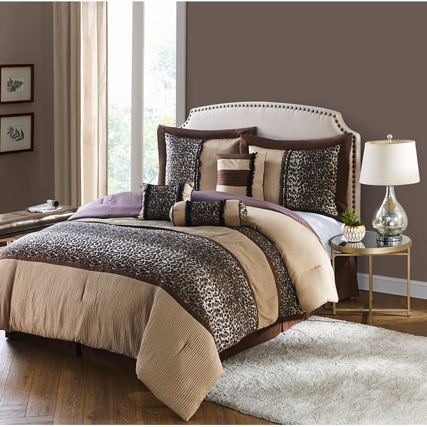 Sadie 7 Piece Bedding Comforter Set Full Walmart Com Walmart Com