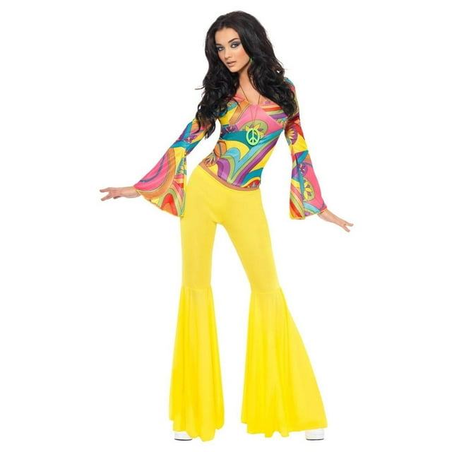 Smiffys Womens 70s Groovy Babe Costume Set