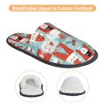 thumbnail image 3 of Balery Warm Christmas Memories Pantuflas de Casa de Felpa Silenciosas con Diseño Estampado, Zapatillas Cómodas Antideslizantes de Algodón para Interior-Large, 3 of 8