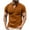 Orange, variant on fatyb Men's Short Sleeve Shirts Summer Muscle Button T-Shirts Casual Pullover Tee Shirts with Pocket