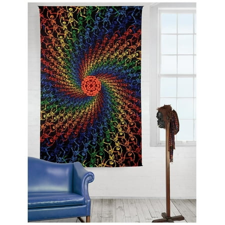 pic Rainbow Skeleton Tapestry walmart