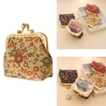 thumbnail image 4 of Porte-monnaie, Bibelots, Porte-Cartes, Verrou Motif Tournesols Beige, 4 of 9