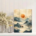 thumbnail image 2 of Qisvanset 12x16 Inch Elegant Bamboo Canvas Wall Art, Asian Zen Botanical Art Decor for Living Room Bedroom, 2 of 8