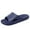 Dark Blue, variant on Vedolay Summer Slippers Men's Slippers Summer Wedge Closed Toe Braided Buckle Sandals,Gray 10.5