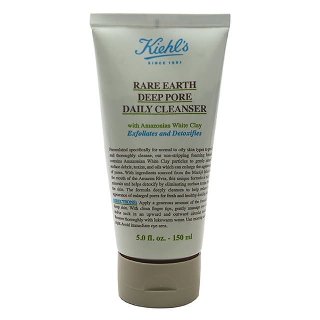Kiehls Limpiador Limpiador diario de poros profundos de tierras raras 5 oz Kiehls Kiehls Cleanser 5 oz