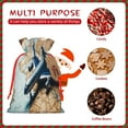 thumbnail image 7 of Fuzoiu Airplane World Map Adventure Print Christmas Gift Bag,Burlap Gift Bag with Drawstring Closure & Hang Tag,Perfect for Holidays, Birthdays, and Special Occasions-Small, 7 of 7