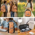 thumbnail image 2 of HUIACONG 17" Orange Crane Boys 4PCS Backpack Set, Large School Bookbag with Lunch Bag for Teen Boys Age 8-14, 2 of 7