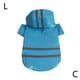 thumbnail image 3 of Chubasquero reflectante para perros, impermeable, resistente a la nieve, para cachorros pequeños, capa, poncho, disfraz, mono para mascotas, impermeable, 3 of 5