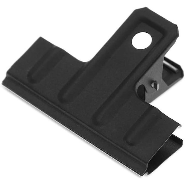 Clips Bulldog grandes negros YONGSHENG paquete de 10 clips de papel de encuadernación de metal 77 mm