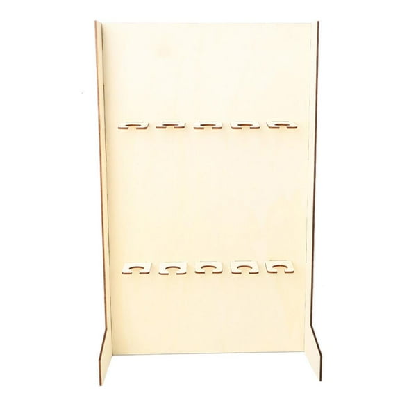 Yammee Champagne Wine Drinks Holder Wall Stand Wooden Rack Birthday Wedding Party Decorations