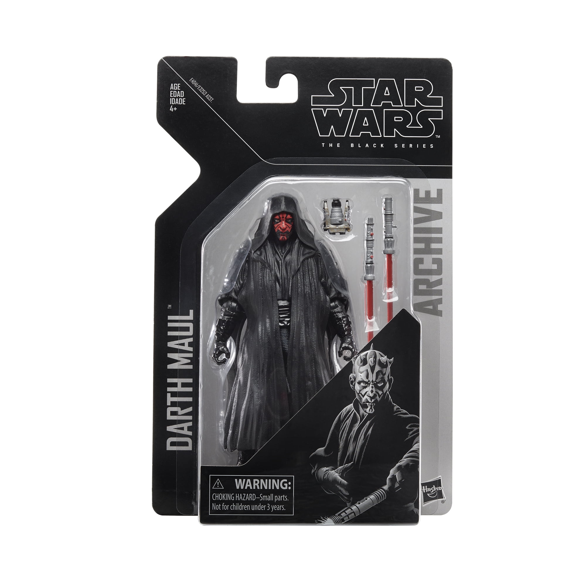 Darth Maul Mint On Card Star Wars the Black Series Archives 6 Inch