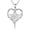 Angel, variant on Fox Necklace 925 Sterling Silver Heart Fox Pendant Necklace Cute Animal Fox Jewelry Gifts for Grandmother Mom Sister Women