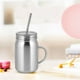 thumbnail image 3 of Taza de agua BuyWeekMX de Acero inoxidable de doble capa 500 ml Con pajita, 3 of 9