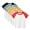 red+pink+yellow+grey+light blue+black, variant on HuaAngel 6 Pack Short Sleeve T-Shirts for Kids Multicolor Basic Summer Undershirts Sizes 2-7T