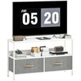 thumbnail image 1 of HOMCOM TV Stand, TV Table with Storage for 47 Inch Television, White, 1 of 10