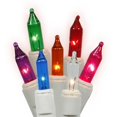 thumbnail image 1 of Vickerman W5W0500 23 ft. 5.5 in. Spacing 50 Light Multi-Colored Mini Light Set  End Connecting  Lamp Lock, 1 of 1