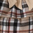 thumbnail image 5 of NOLDARES Baby Girl Outfit Long Sleeve Romper Tank Overall Dress Headband Winter 3Pcs Clothing Set(Khaki,12-18 M), 5 of 9